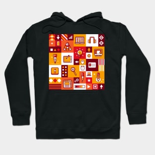 creator content seamless pattern Hoodie